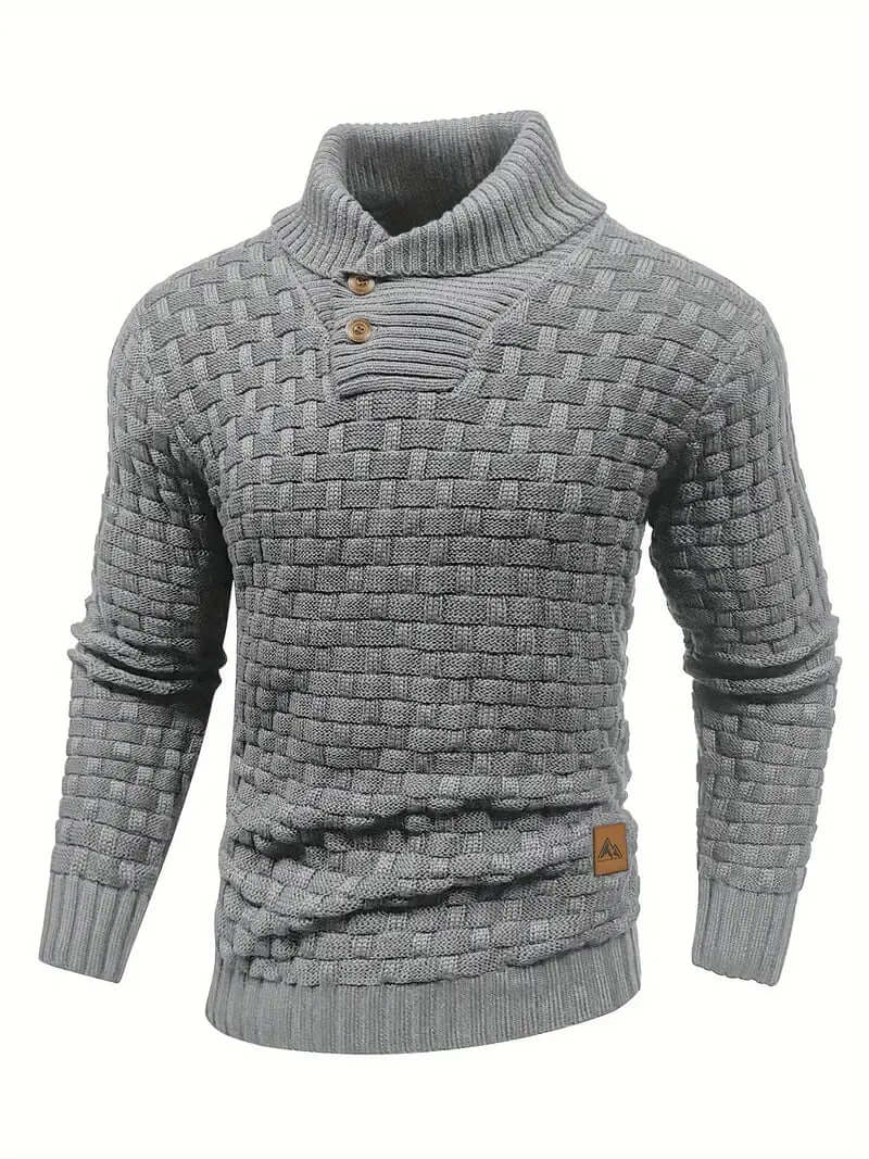 Stickad tröja för män - Modern stil och klassisk komfort