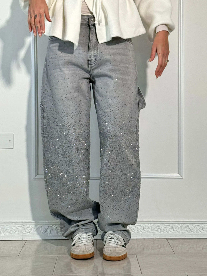 Dam Ballongjeans: Glansiga & Trendiga