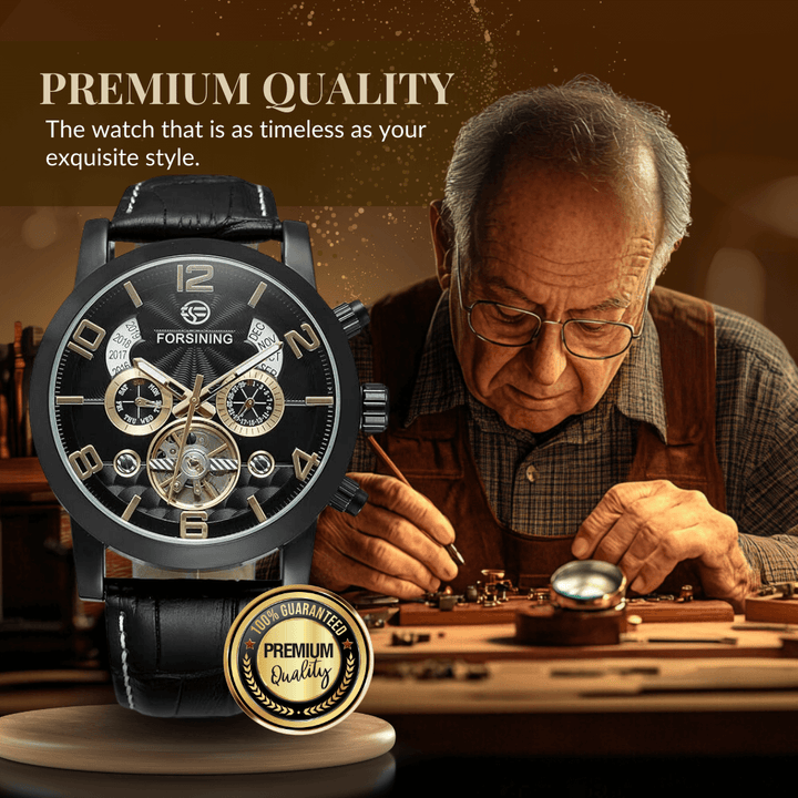 Lyxig Tourbillon Automatisk Mekanisk Klocka