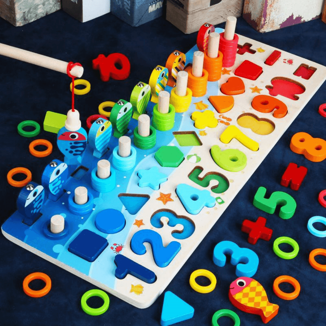 Montessori Lekbräda i Trä