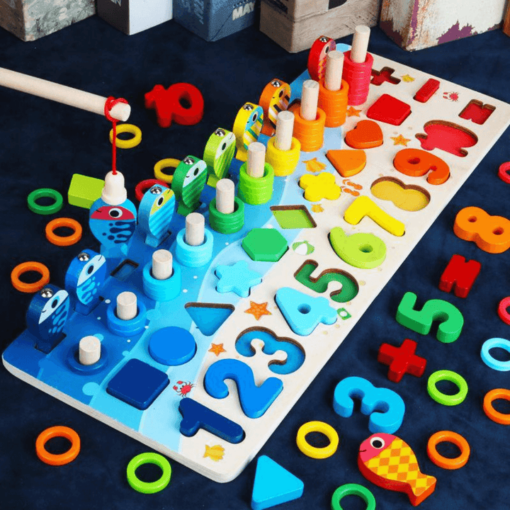 Montessori Lekbräda i Trä