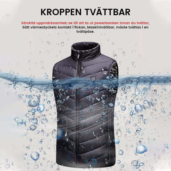 Heated Vest -  Unisex elektrisk uppvärmd jacka