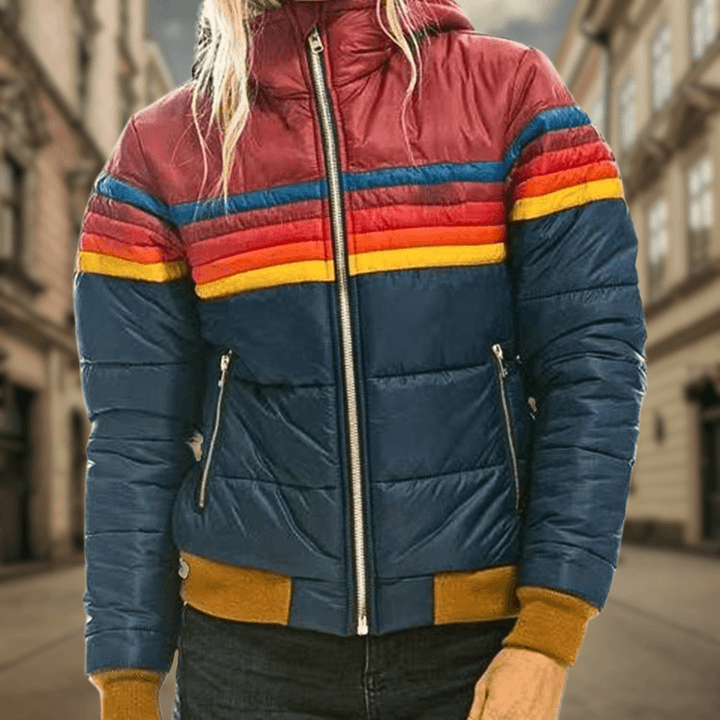 Damjacka i Retrodesign - Färgglad och Trendig