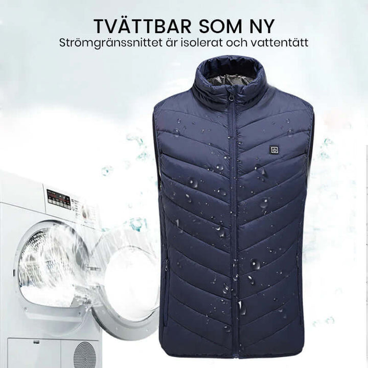Heated Vest -  Unisex elektrisk uppvärmd jacka