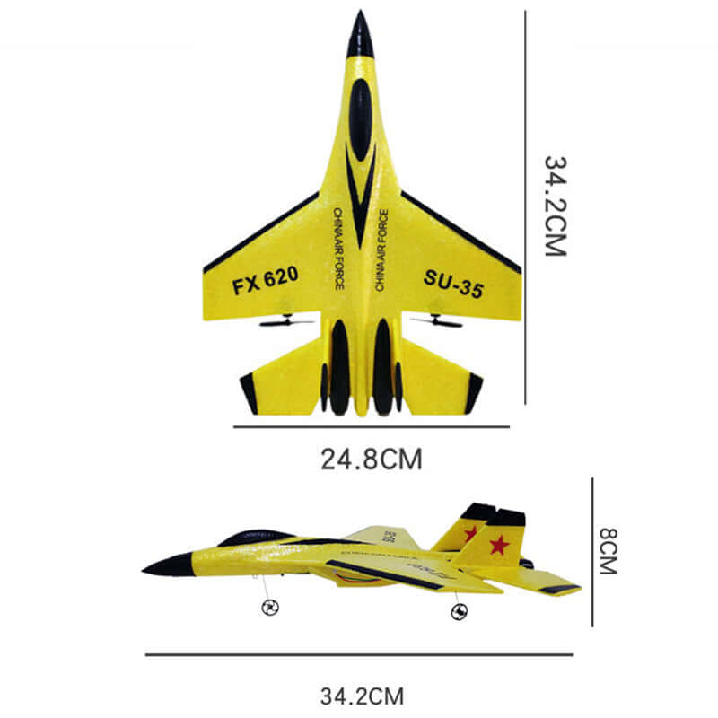 Störtsäkert RC Flygplan i Skumgummi