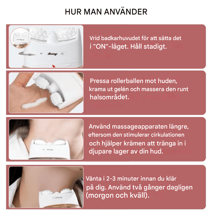 ÅTDRAGANDE & LYFT HALSKRÄM