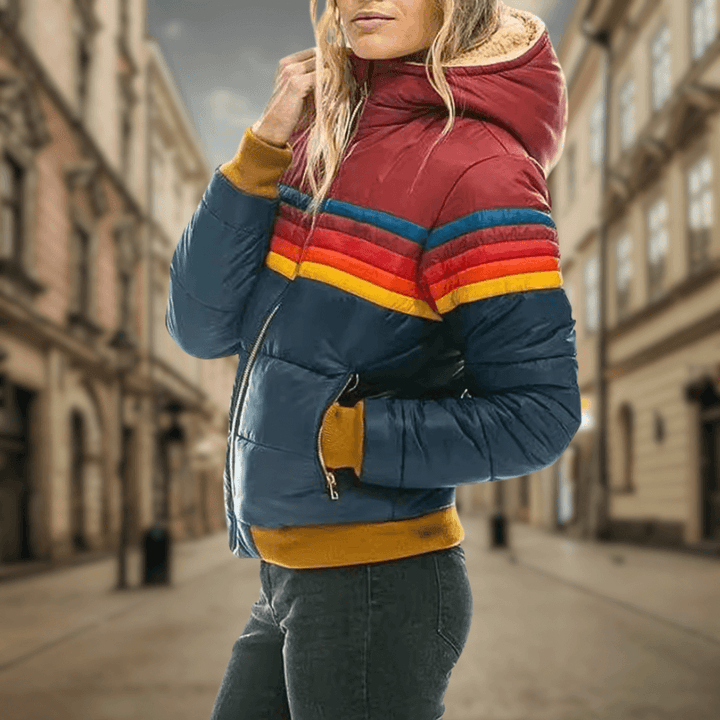 Damjacka i Retrodesign - Färgglad och Trendig