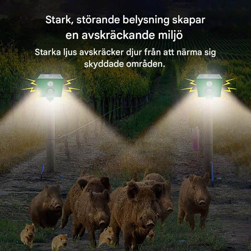 Solcellsdriven Djurhållare med Hög Volym