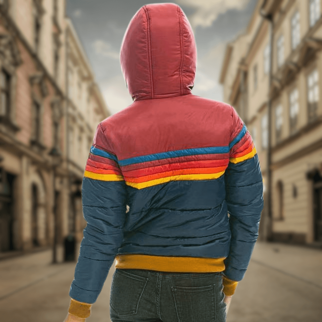 Damjacka i Retrodesign - Färgglad och Trendig