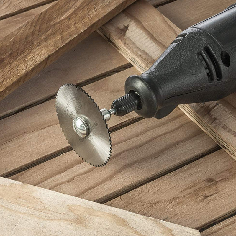 "6-delars HSS cirkelsågblad för metallbearbetning, DIY projekt, precisionsskärning, robust stål, mångsidigt snittverktyg"