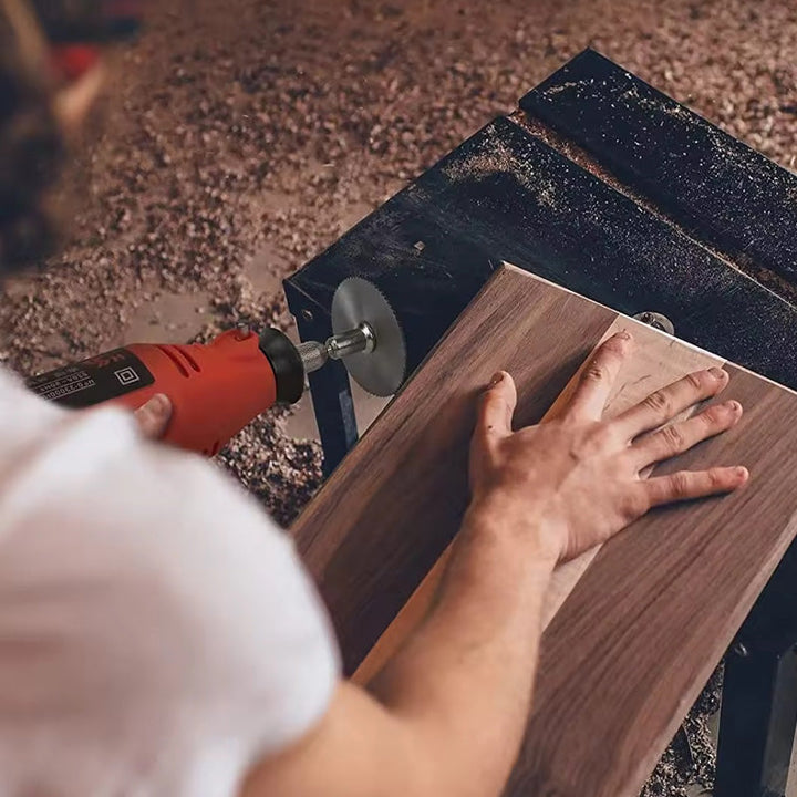 "6-delars HSS cirkelsågblad för metallbearbetning, DIY projekt, precisionsskärning, robust stål, mångsidigt snittverktyg"