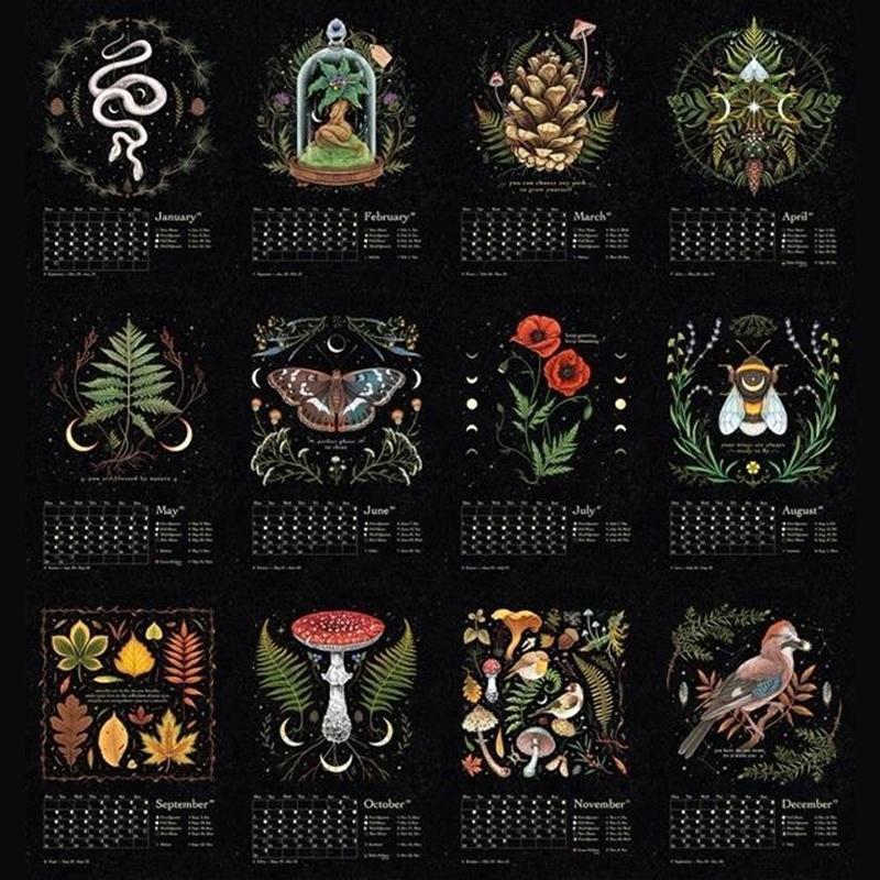 Mörka skogens månkalender
