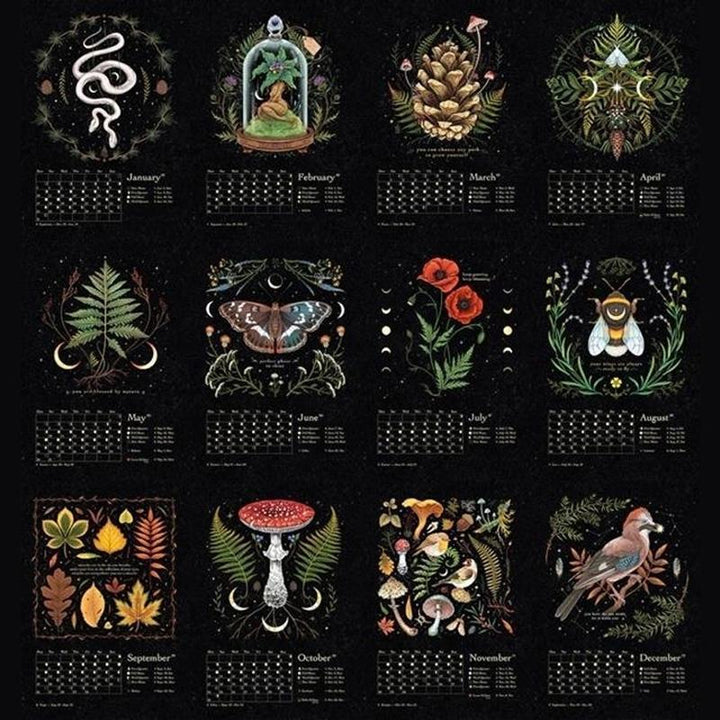 Mörka skogens månkalender