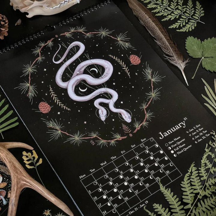 Mörka skogens månkalender