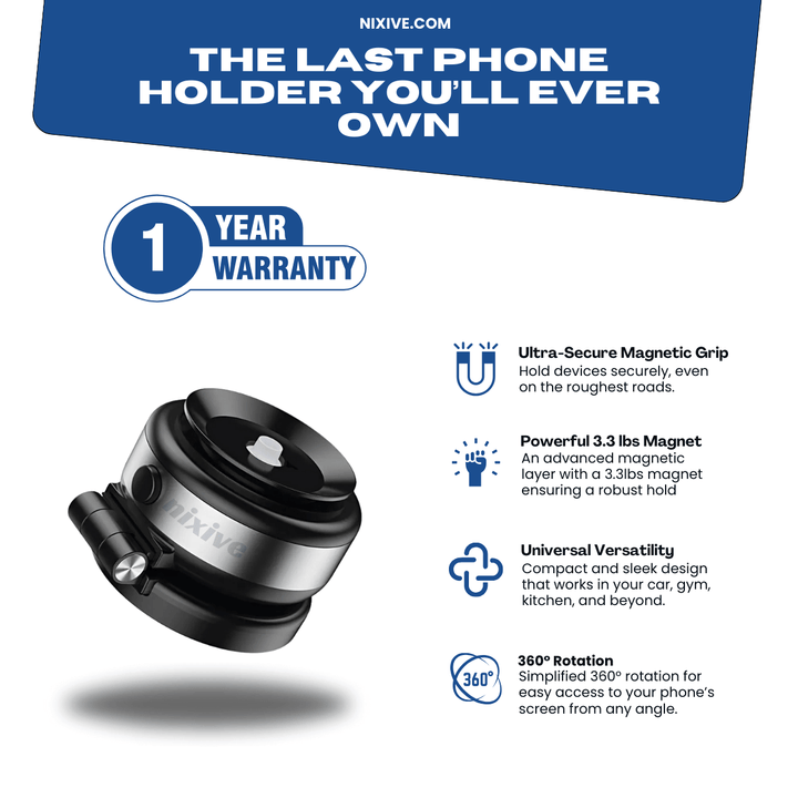 Gripto 360 – Universell Mobilhållare för Smidig Användning