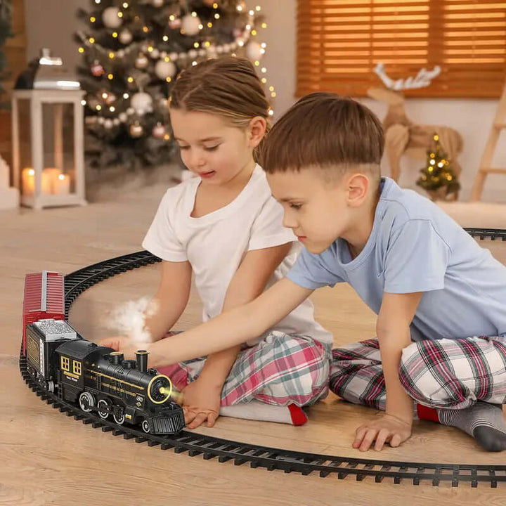 Kerst Express - Elektrisk Tågset för Magiska Högtider