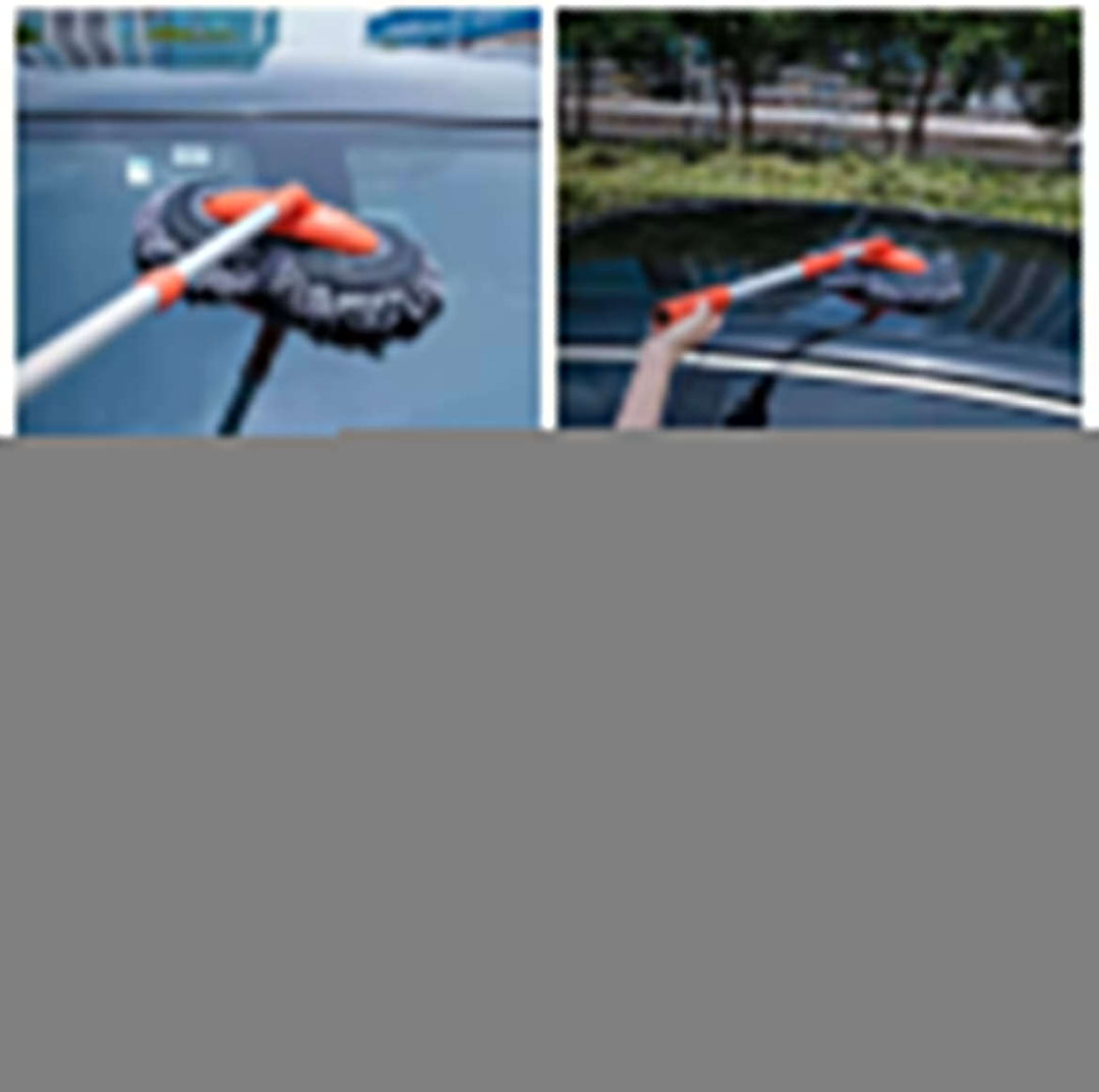 Biltvättborste med teleskopiskt skaft