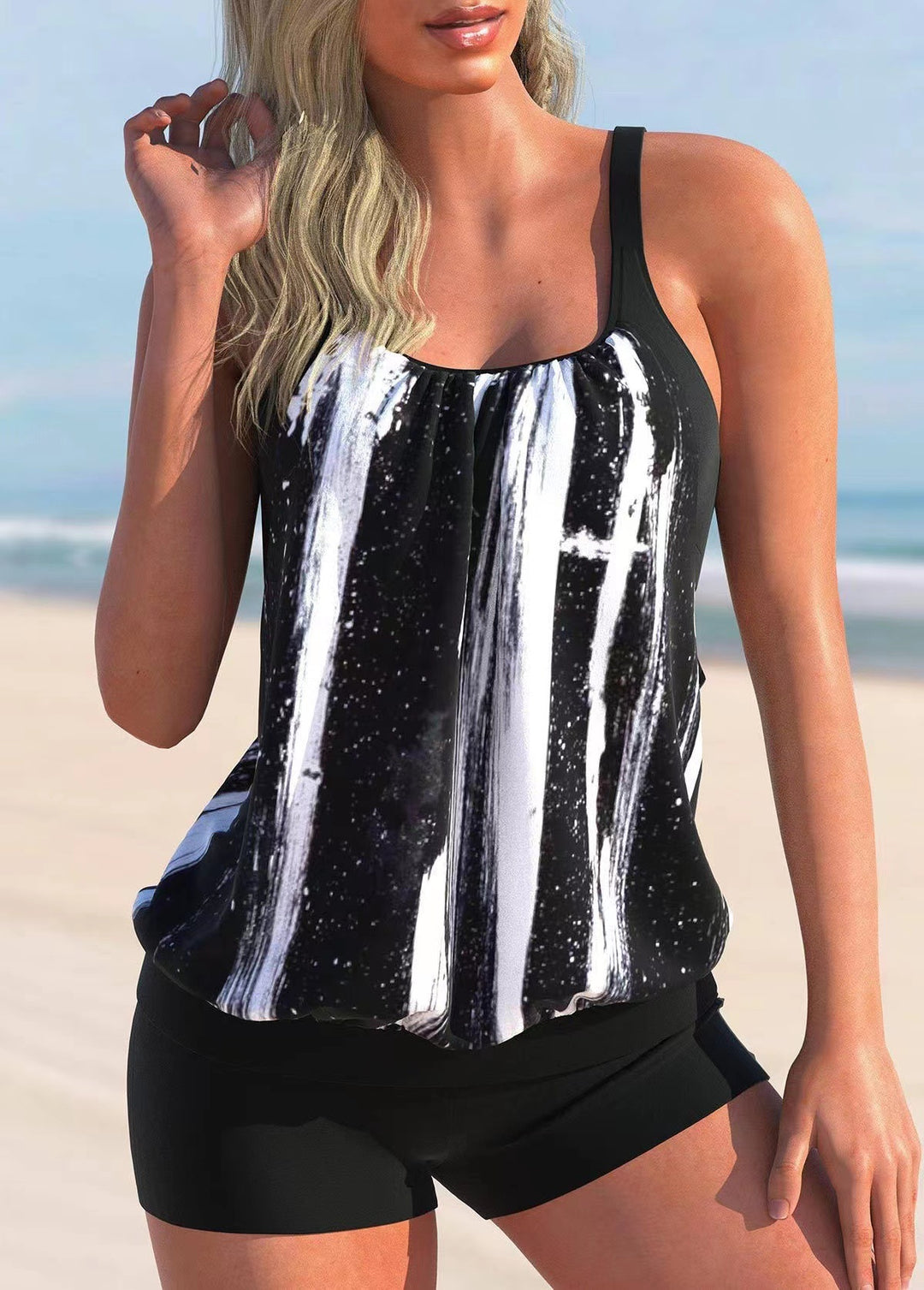 Tankini Set – Stil och Komfort för Strand och Pool