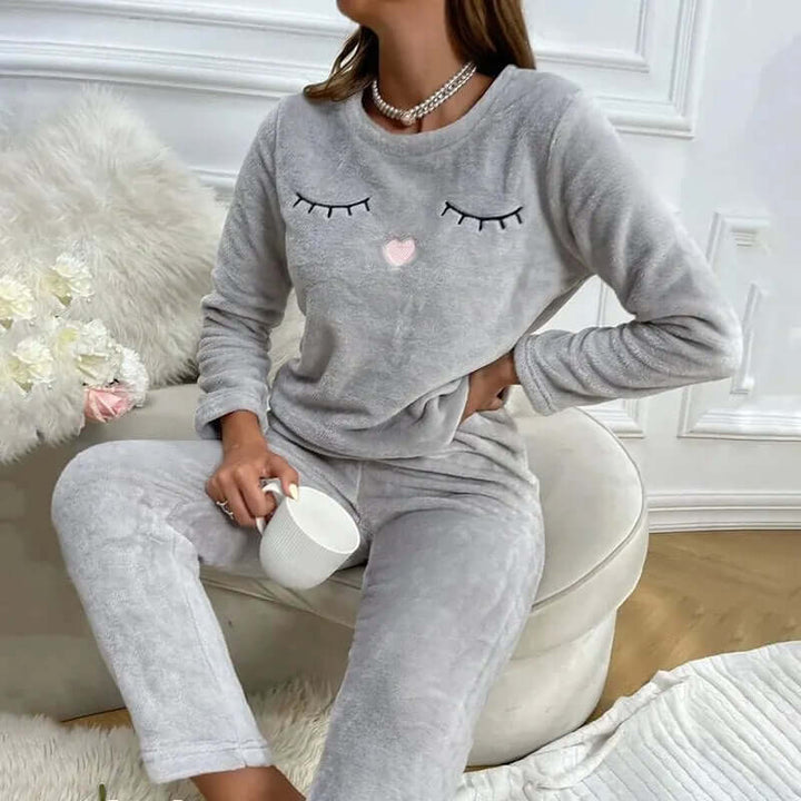 Kvinnors Varmt Pyjamasset