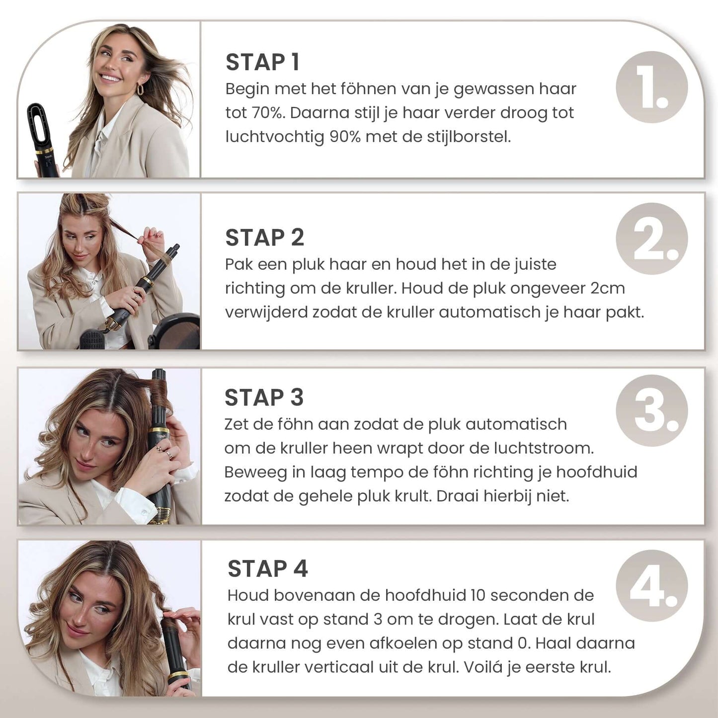 6 i 1 Airstyler Set – För Perfekt Styling och Hårvård