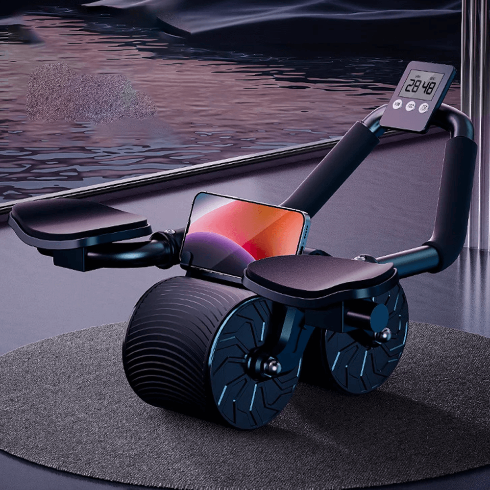 "Abs Elite Trainer för effektiv magträning, revolutionerande design, snabb fettförbränning, hem- och kontorsträning."