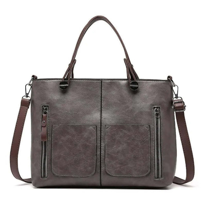 Acanthaemmeline Vintage Läder Axelväska – Elegant, Hållbar & Tidlös - Glowseva