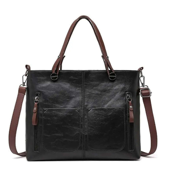 Acanthaemmeline Vintage Läder Axelväska – Elegant, Hållbar & Tidlös - Glowseva
