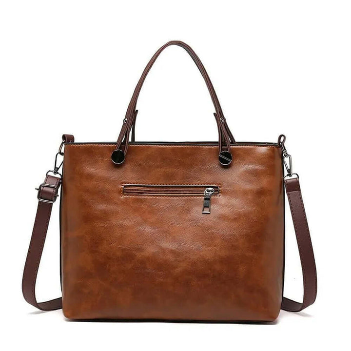 Acanthaemmeline Vintage Läder Axelväska – Elegant, Hållbar & Tidlös - Glowseva