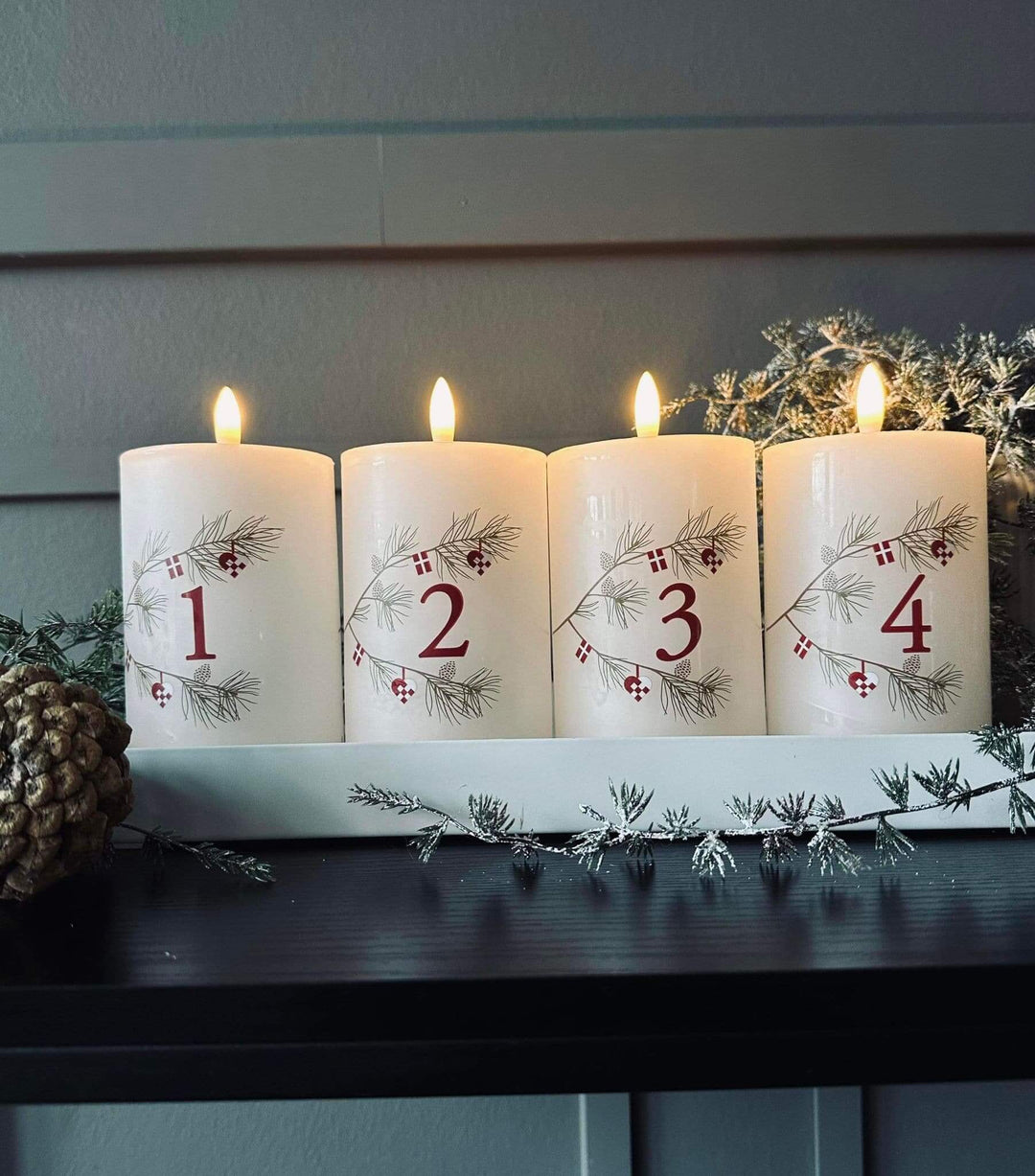 Adventsljus med LED - Skapa Julstämning med Nostalgi och Värme