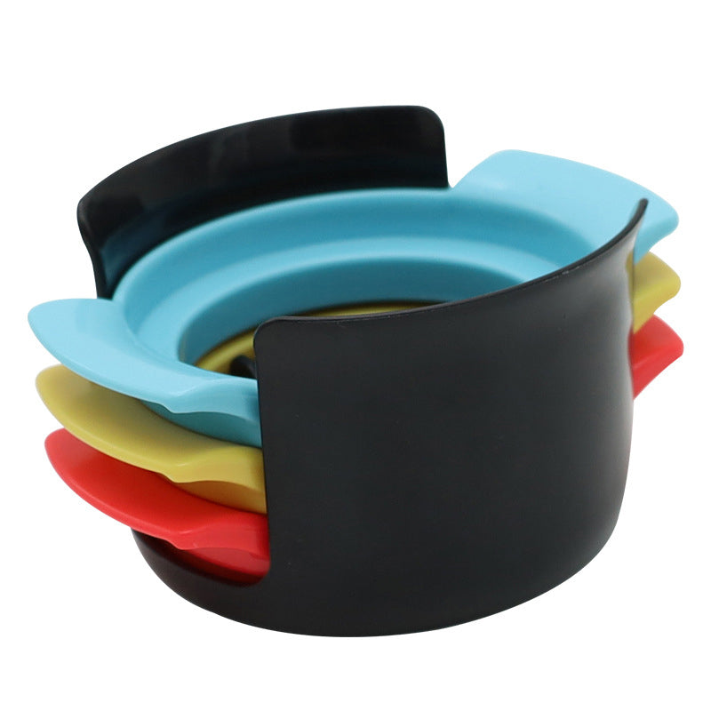"Äggskärare i rostfritt stål och ABS, elegant design, med ergonomiskt handtag, perfekt för enkel äggskivning."