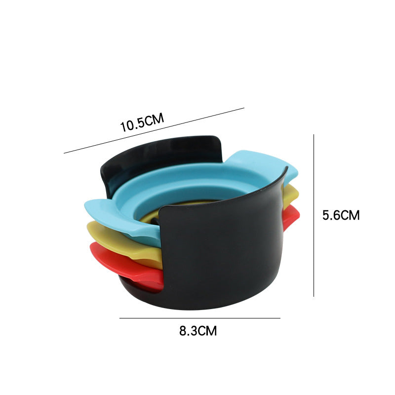 "Äggskärare i rostfritt stål och ABS, elegant design, med ergonomiskt handtag, perfekt för enkel äggskivning."