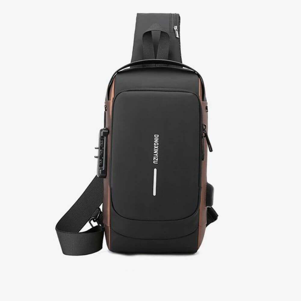 Anti - Stöld Slingväska – Säkerhet, Stil & USB - port för Män och Kvinnor - Glowseva