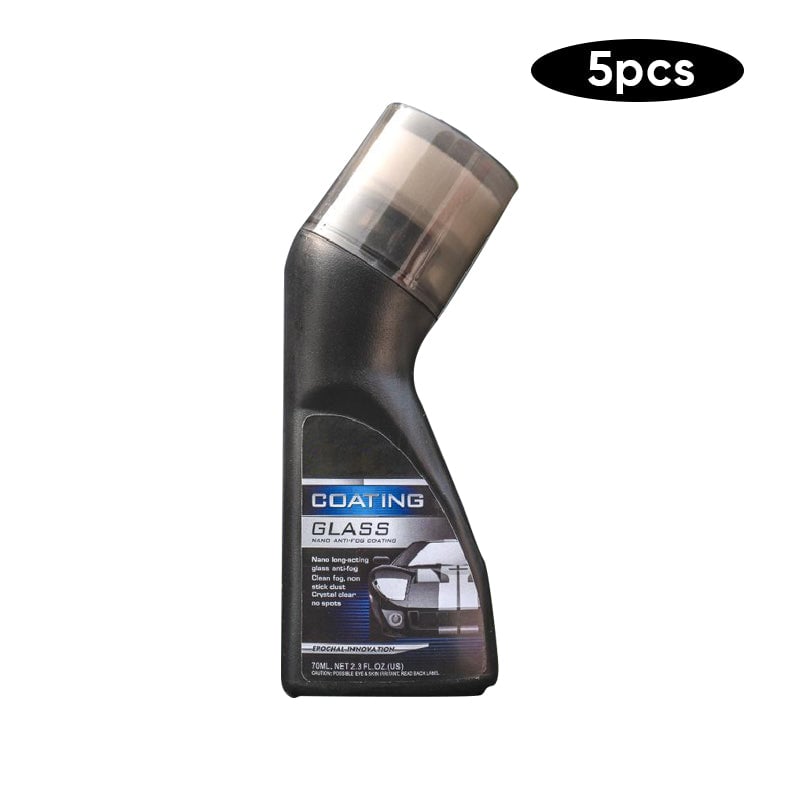 Antifogbeläggning för glas och speglar, säker sikt i alla väder, 70 ml flaska för garage & fordon, lätt att applicera.