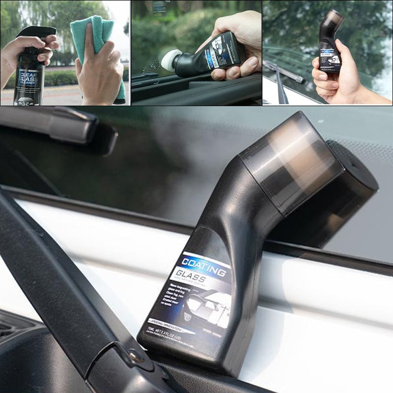 Antifogbeläggning för glas och speglar, säker sikt i alla väder, 70 ml flaska för garage & fordon, lätt att applicera.