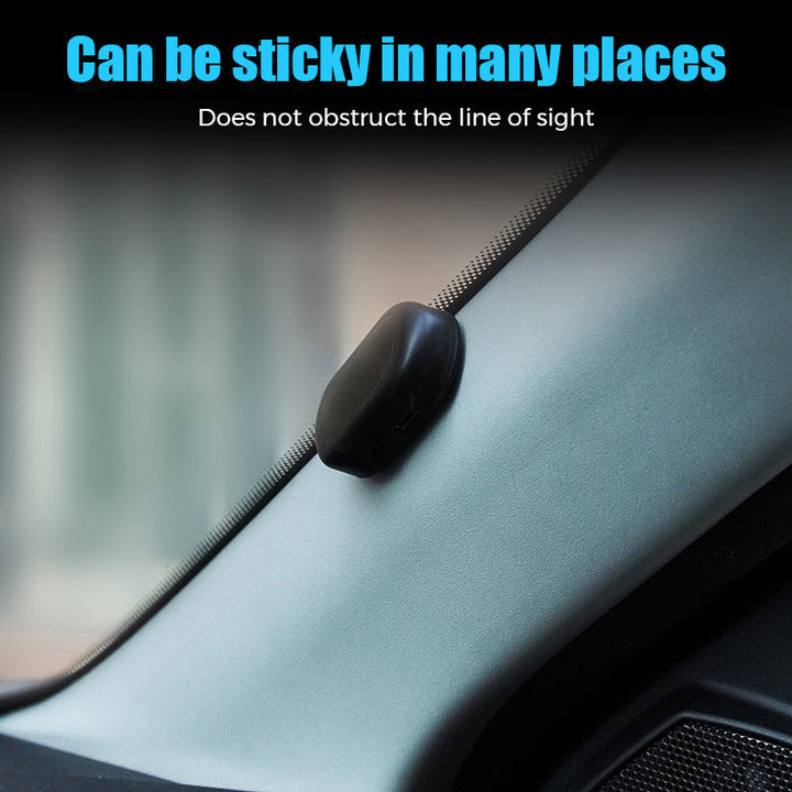 "Antistöld LED-ljus för fordon, solenergi, kompakt design med röda och blå blinkande ljus för ökad säkerhet."