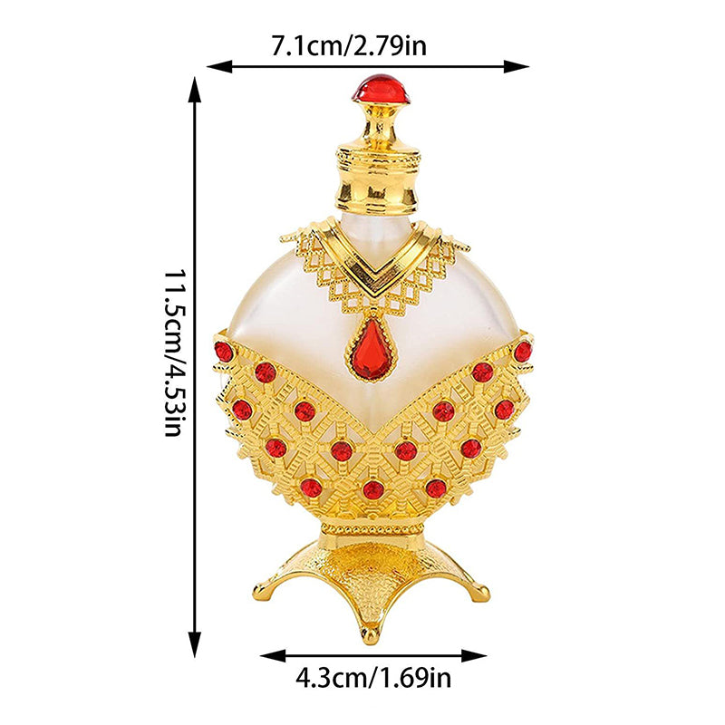 "Ara Dubai blommig doftolja för kvinnor, elegant flaska med ros och bergamottnoter, lyxig kvinnlig parfym."