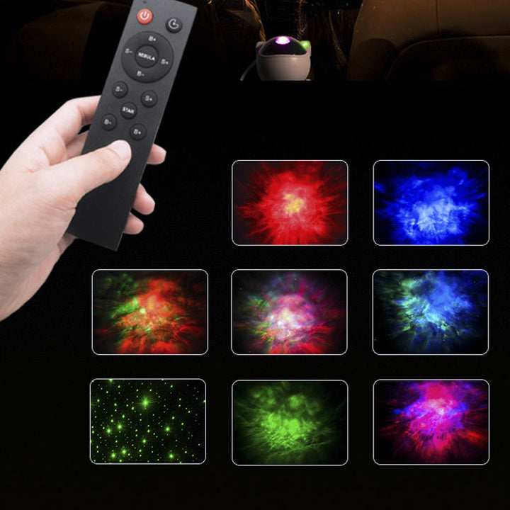 "Astronautprojektor för stjärnhimmel i rum, skapar en stjärnklar himmel, lugnande nattljus för avkoppling."