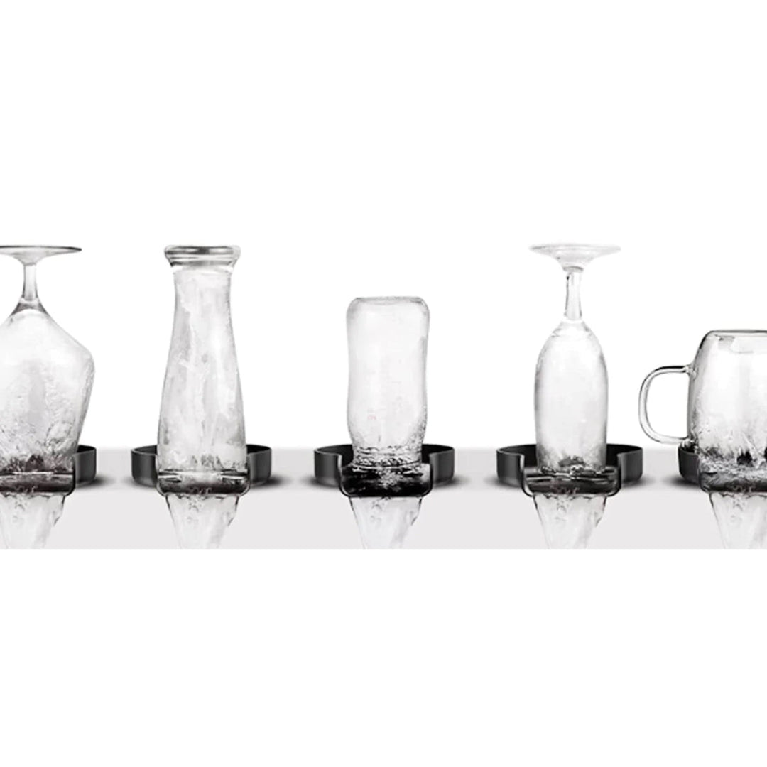 Kompakt automatisk glasrengörare, perfekt kökstillbehör för snabbstädning.