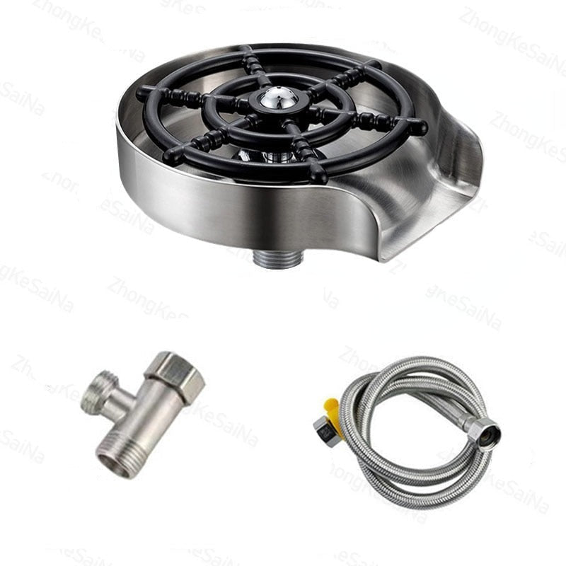 Glasrengörare till köket, med munstycken för kraftfull vattenstråle, enkel att använda.