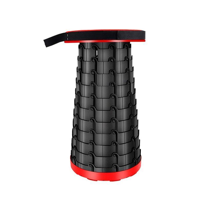 "Bärbar, ihopfällbar pall för utomhusbruk i kompakt design, grön färg, perfekt för camping och sportevenemang."