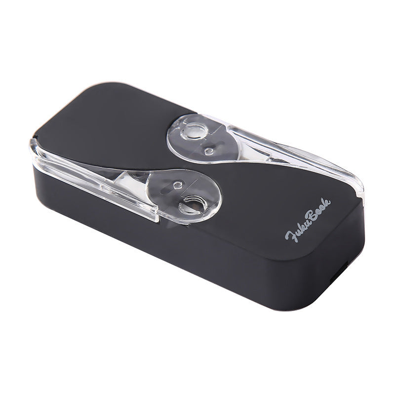 "Bärbar multifärgad tandtrådsdispenser, kompakt design i flera färger, idealisk för reser och dagligt bruk."