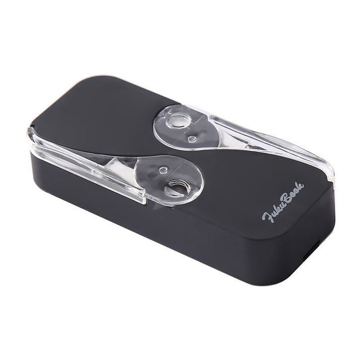 "Bärbar multifärgad tandtrådsdispenser, kompakt design i flera färger, idealisk för reser och dagligt bruk."