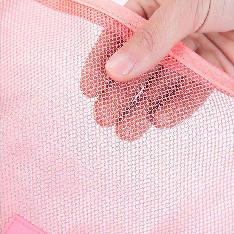 Bärbar organisatörsväska, grå, vattenresistent, 6 delar, förpackning organiserad för resor och lättåtkomlig.