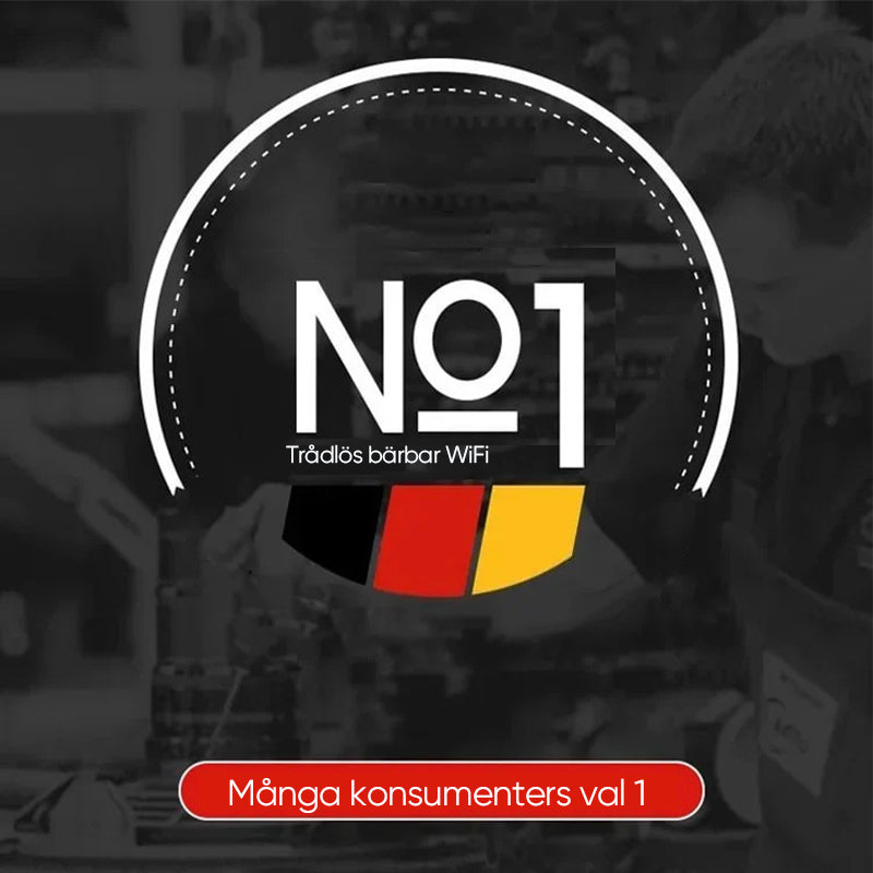 "Bärbar trådlös WiFi-router med 4G/5G-antenn, kompakt design, vit färg, 2100mAh batteri för lång användningstid."