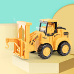 Lyftande gaffeltruck