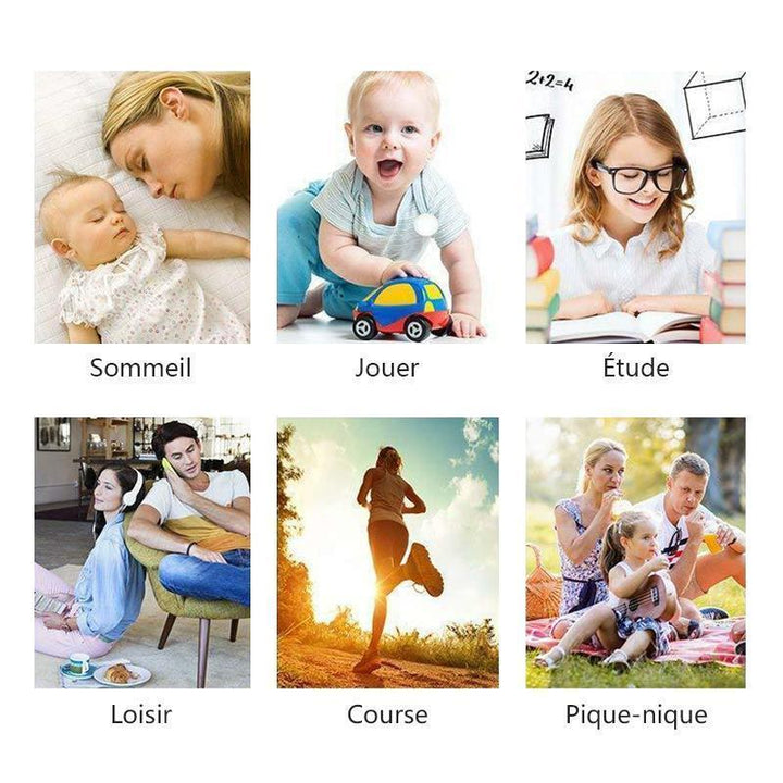 Barn myggavvisande plåster med örter. Färgglada och cirkelformade klistermärken på genomskinlig bakgrund.