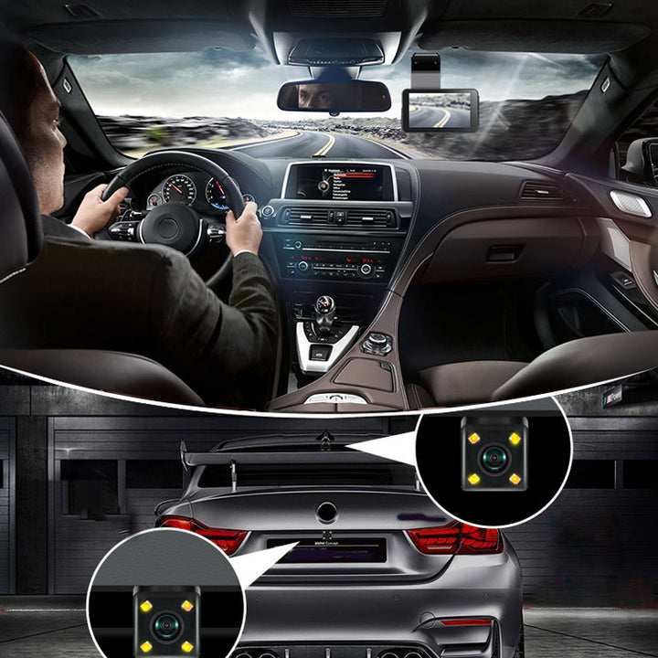 "Bil HD Dash Cam med 170° vidvinkel och nattläge för skarpa 1080P inspelningar, enkelt plug and play."