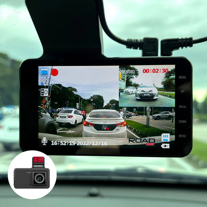 "Bil HD Dash Cam med 170° vidvinkel och nattläge för skarpa 1080P inspelningar, enkelt plug and play."