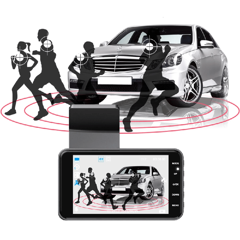 "Bil HD Dash Cam med 170° vidvinkel och nattläge för skarpa 1080P inspelningar, enkelt plug and play."