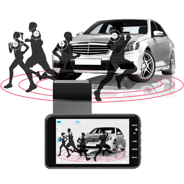 "Bil HD Dash Cam med 170° vidvinkel och nattläge för skarpa 1080P inspelningar, enkelt plug and play."